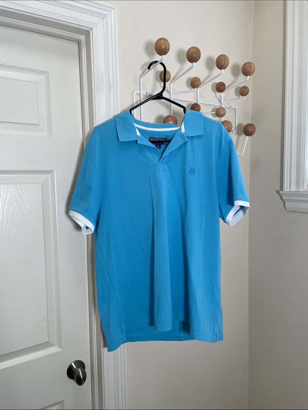 Vilebrequin Classic Preppy Short Sleeve Polo - Turquoise / Teal M
